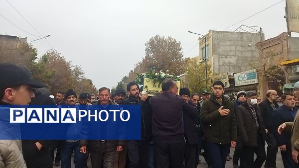 تشییع شهید گمنام در نیشابور 