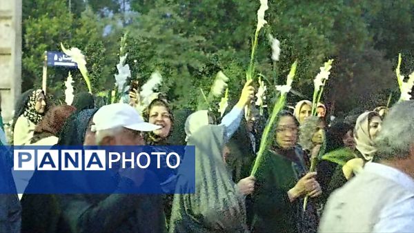 حضور کاروان زیر سایه خورشید در محمودآباد 