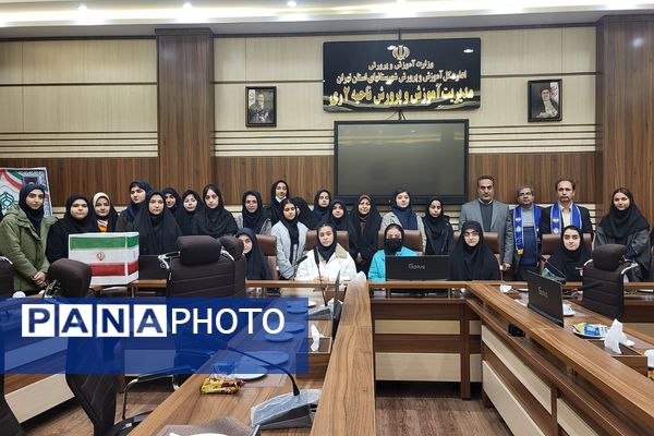 انتخابات شورای دانش آموزی منطقه‌ای با حضور معاون پرورشی و تربیت بدنی ناحیه دو شهرری 