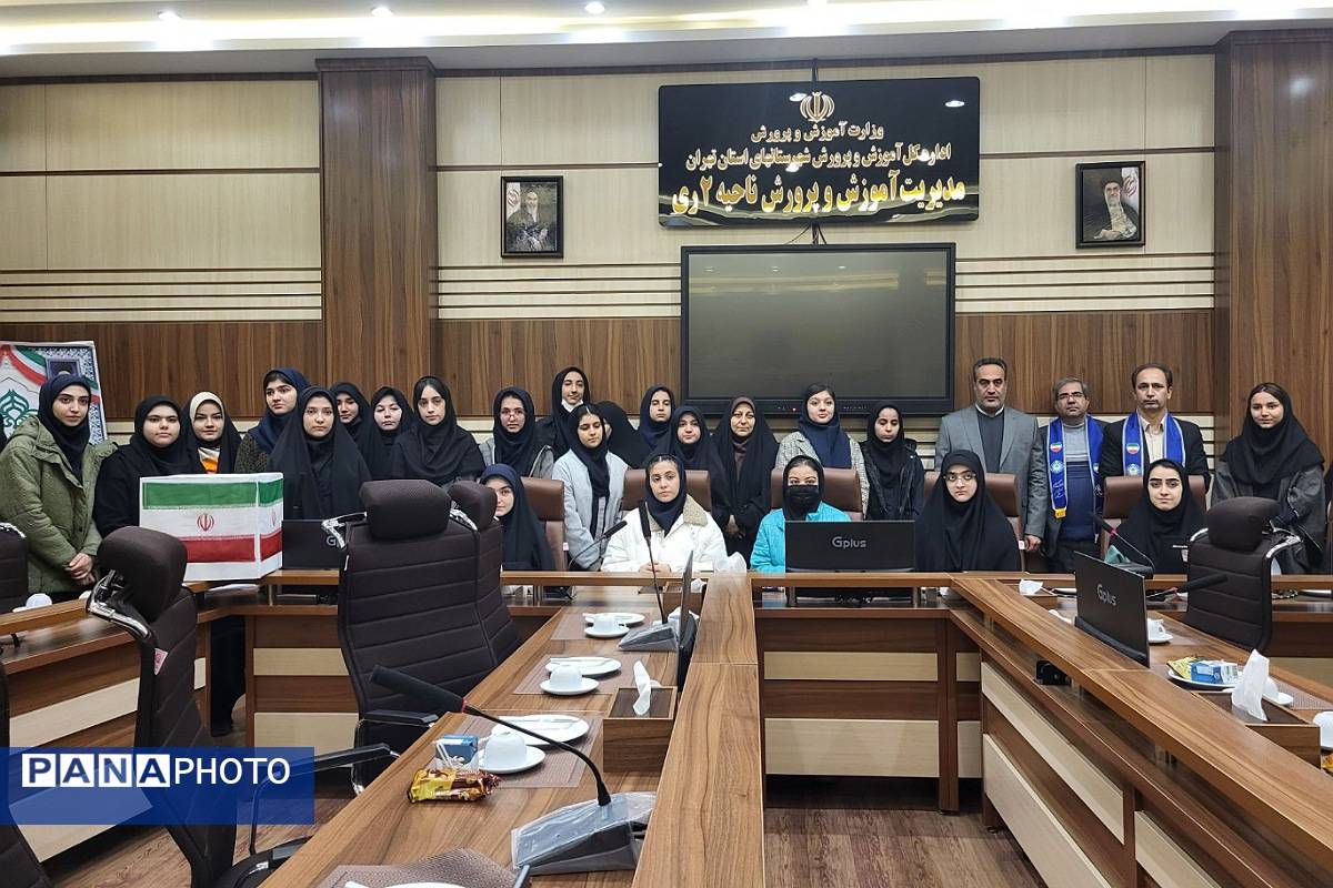 انتخابات شورای دانش آموزی منطقه‌ای با حضور معاون پرورشی و تربیت بدنی ناحیه دو شهرری 