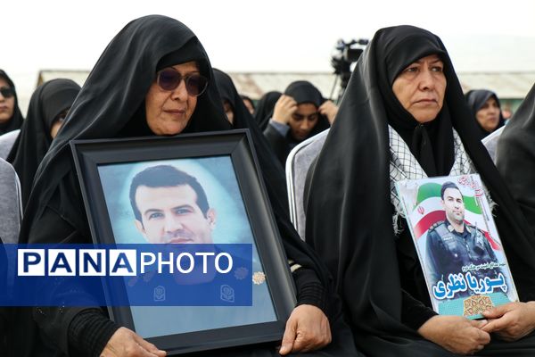 آیین تدفین شهید گمنام در کرمانشاه