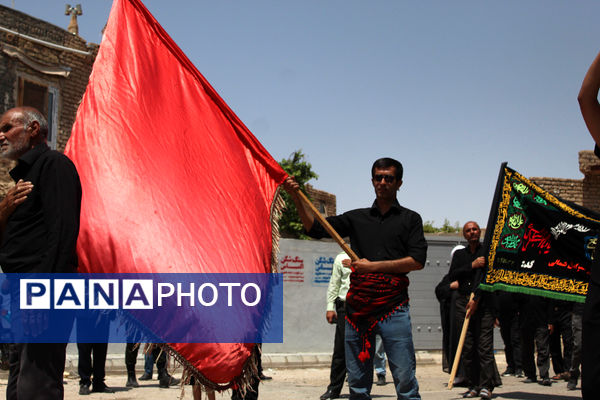 عزاداری عاشورای حسینی در شهر درق