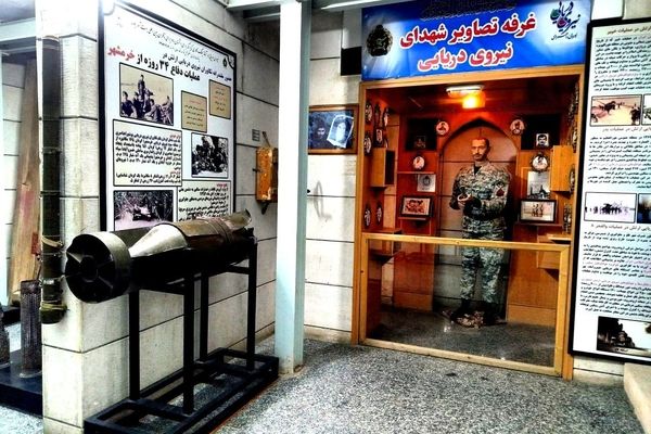 بازدید کاروان راهیان نور از موزه جنگ خرمشهر