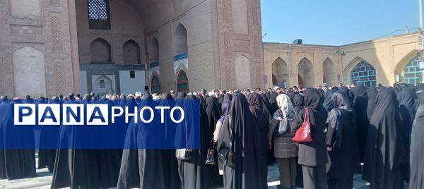 تشییع پیکر جانباز شهید علی فتح آبادی در نیشابور 