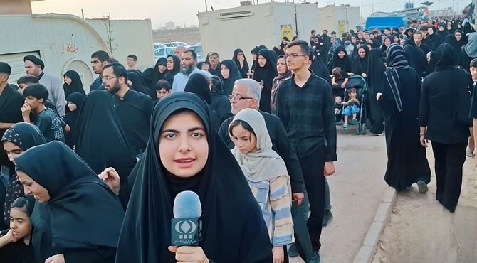 روایت خبرنگار پانا از راه‌پیمایی دلدادگان اربعین حسینی در قم