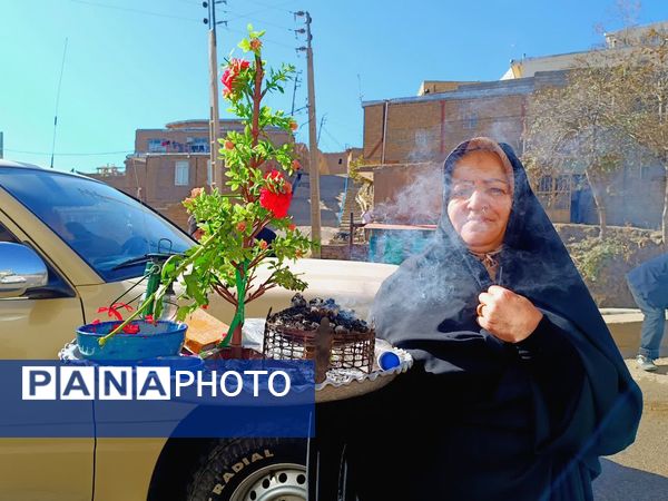 مردم علی‌آباد دمق جوکار از شهید گمنام استقبال کردند