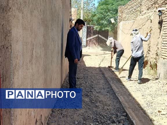 فدافن در مسیر آبادانی