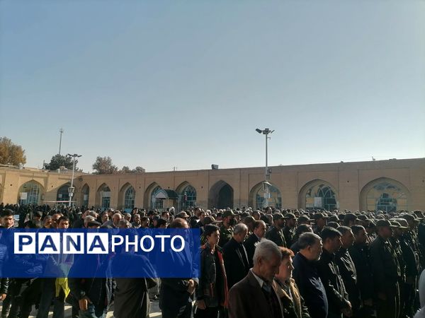 تشییع پیکر جانباز شهید علی فتح آبادی در نیشابور 