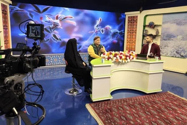 حضور مدیرکل بهزیستی گلستان به همراه داور جشنواره کاسپین در صدا و سیما گلستان