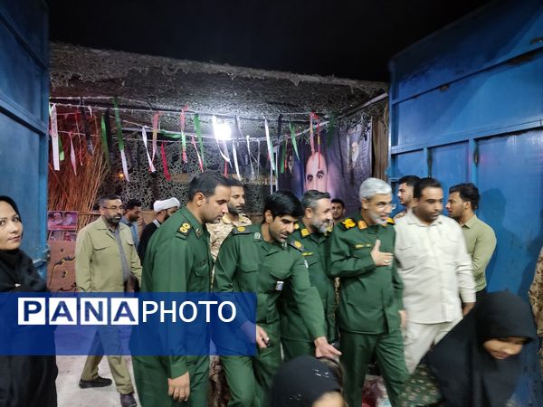 عطر حضور شهید گمنام در حاجی‌‌آباد پیچید 