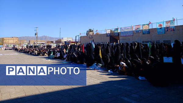 نمایش اقتدار بسیج در شهرستان خلیل آباد