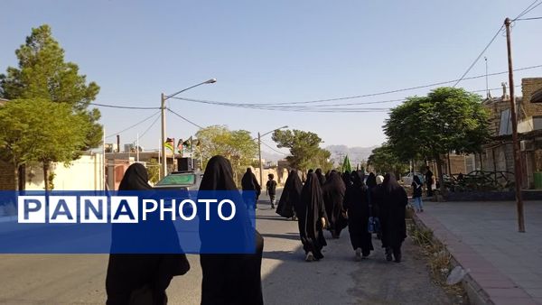 حرکت عشاق اهل بیت از موکب علی اصغری فدافن درآغازین لحظات اربعین حسینی
