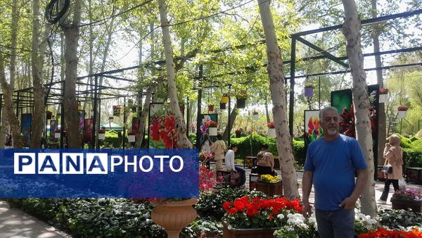 جلوه‌گری رنگ‌ها در دل بهار در یازدهمین جشنواره لاله‌ها در پارک چمران کرج