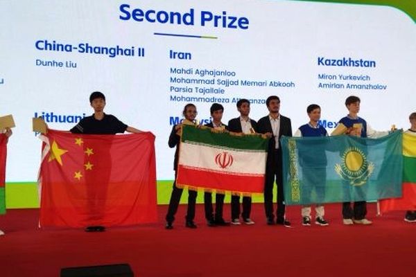 کسب رتبه دوم تیم المپیاد ریاضی ‌ایران در کمپ علمی آموزشی چین ‌