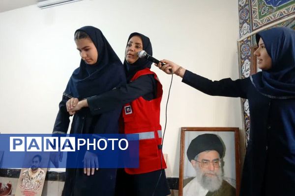 گرامیداشت هفته پدافند غیرعامل در مدارس ناحیه دو شهرری 