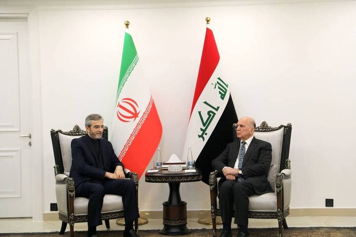 علی باقری با وزیر خارجه عراق دیدار کرد