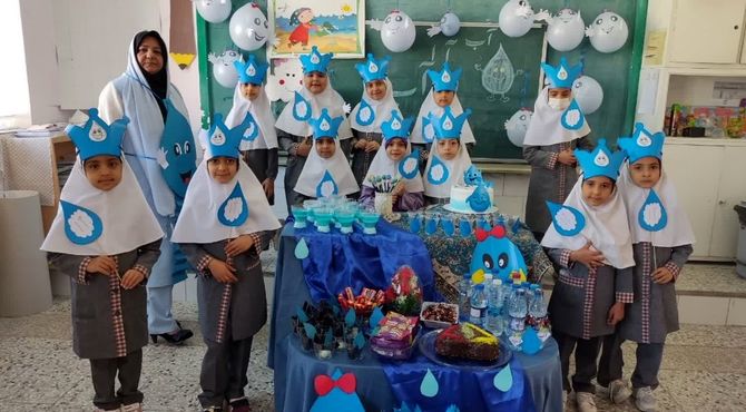 برگزاری جشن آب در دبستان دخترانه علمدار تفت