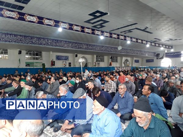 حضور پرشور مردم ولایتمدار شهرستان شیروان در نماز جمعه 