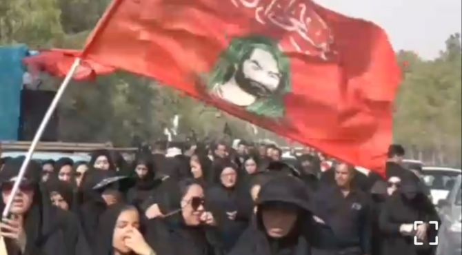 پیاده‌روی جاماندگان اربعین حسینی منطقه بادرود