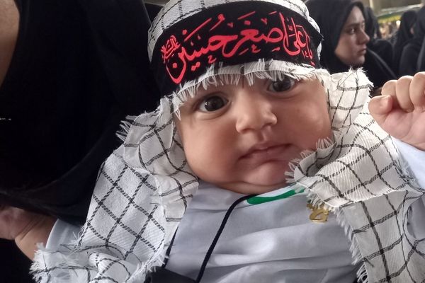 مراسم شیرخوارگان حسینی شهرستان بروجن