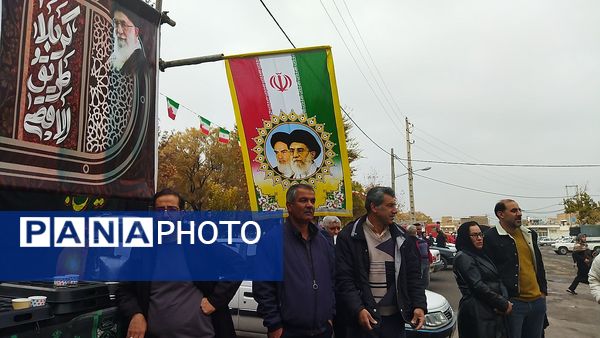 تدفین شهید گمنام در پارک مهر نیشابور 