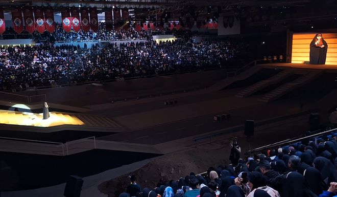 شب هشتم کنگره ۵۵۸۰ شهید استان البرز میزبان بانوان بود