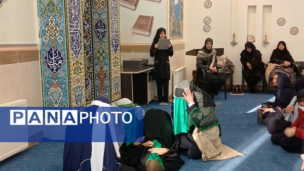 مراسم شهادت حضرت فاطمه زهرا(س) در دبیرستان شهید تیمسار فلاحی 