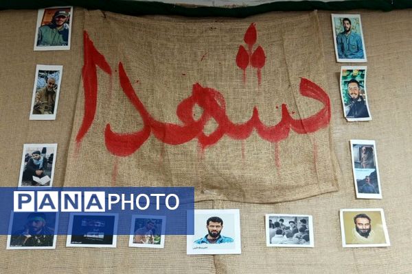 اعتکاف دانش‌آموزی رباط‌کریم با پرچم‌گردانی حضرت ابوالفضل(ع)