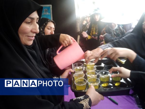 برپایی موکب نهادهای اداره آموزش و پرورش در شیروان