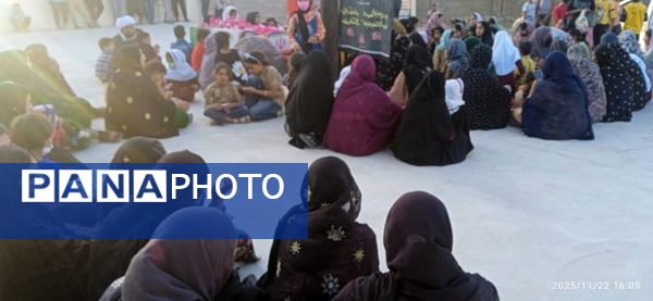 ورود پیکر شهید گمنام به روستای لاور 