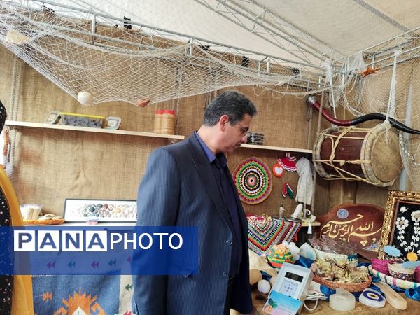 بازدید معاون پرورشی و فرهنگی وزارت آموزش و پرورش از نمایشگاه دستاوردهای کانون‌های فرهنگی تربیتی استان بوشهر