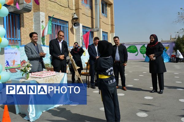 برگزاری المپیاد ورزشی درون مدرسه‌ای در بهارستان‌دو