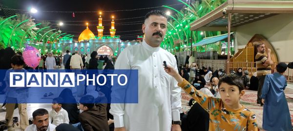 گزارش کوچکترین خبرنگار پانا از حال و هوای کربلای معلا 
