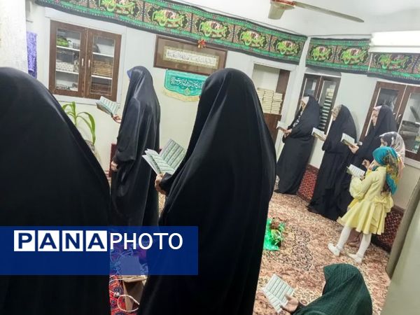  قرائت زیارت آل یاسین و دعای باران و استغاثه به امام زمان در فدافن