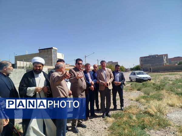 بازدید مدیرکل آموزش و پرورش خراسان شمالی از پروژه‌های نهضت توسعه عدالت آموزشی فاروج