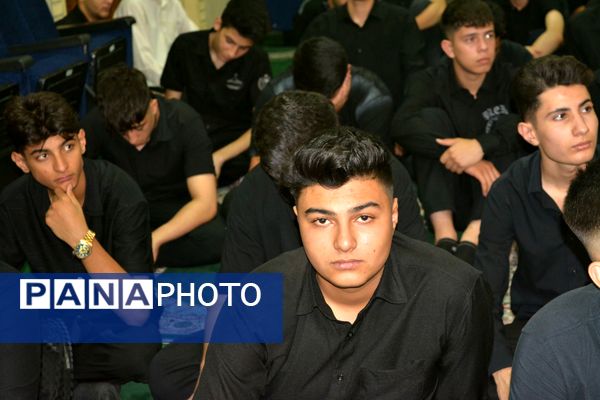 برگزاری مراسم سوگواره احلی من العسل در هنرستان مجتمع فنی تهران بهارستان ۲