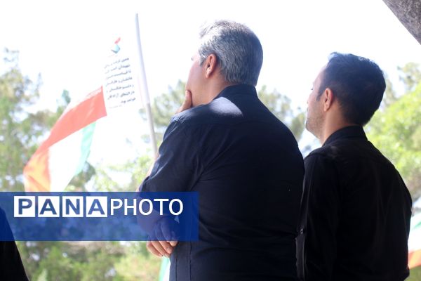 خاکسپاری پیکر پاک  سردار سرافراز اسلام شهید محمد کاظمی و شهدای جنگ تحمیلی در مشهد