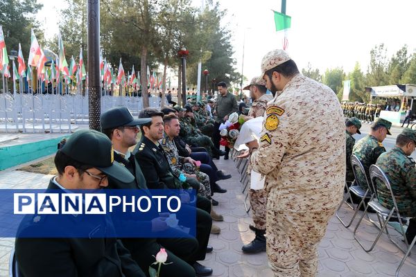 آیین استقبال از پیکرهای مطهر شهدای گمنام در بهشت معصومه(س)