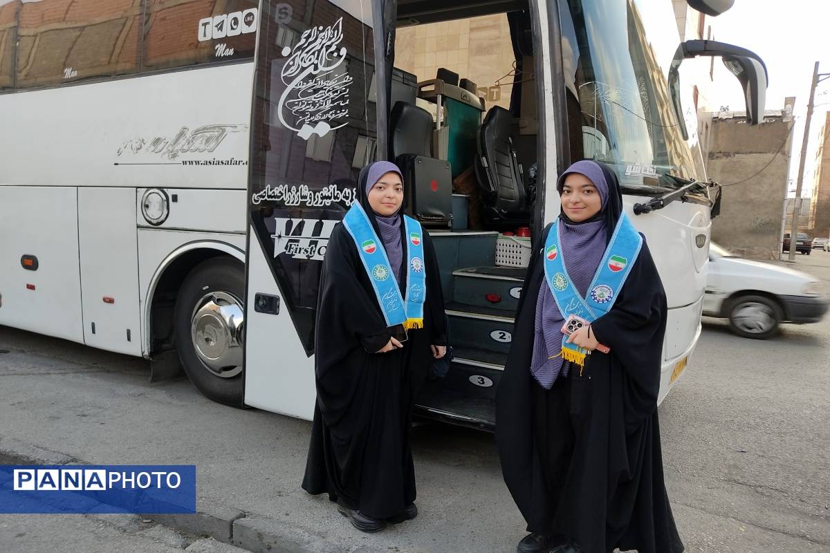 اعزام دانش‌آموزان دختر منتخب سازمان دانش‌آموزی استان اردبیل به سفر معنوی حج عمره مفرده 