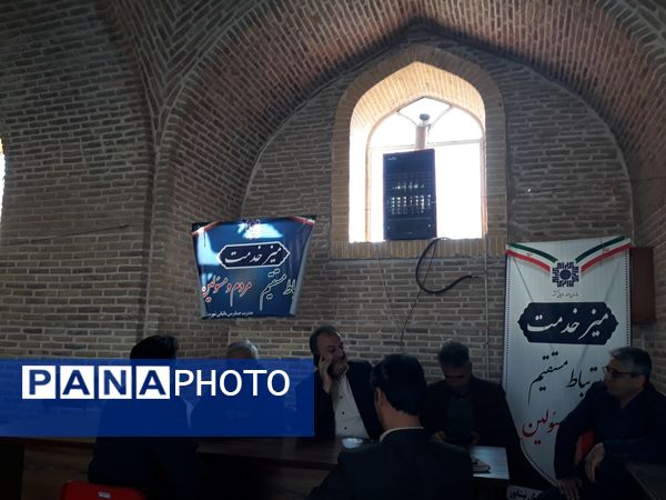 میز خدمت شهرستان نیشابور  در اولین هفته آذر ماه