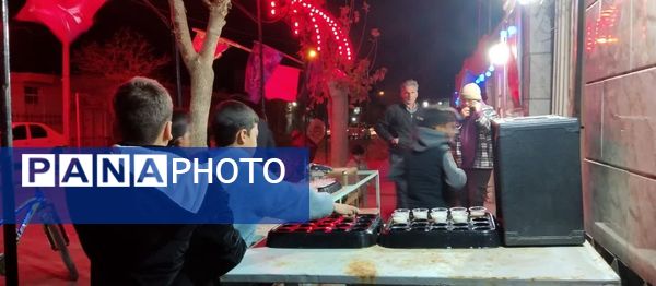 ایستگاه صلواتی جشن میلاد حضرت زهرا (س) در هیئت شاهزاده علی اصغر فدافن