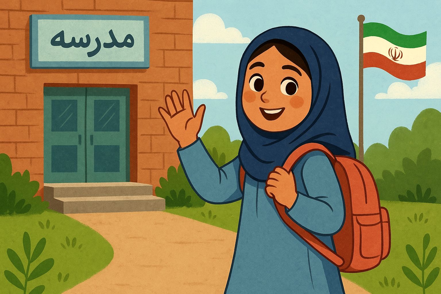 خداحافظی از مدرسه و معلمان عزیز کردستان