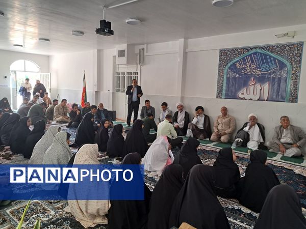 آیین بازگشایی مدارس و افتتاح نماز خانه، در آموزشگاه تکتم باخرز