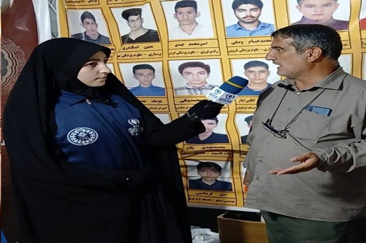 هدف غرفه آموزش و پرورش در اجلاسیه شهدا به نمایش گذاشتن توانمندی‌ها مدارس شهرستان نظرآباد است