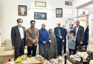 تکریم و بزرگداشت  مادر معلم شهید هادی شهابیان 