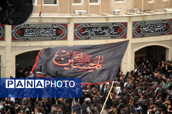 عزاداری عاشورای حسینی در گرمای سوزان بم