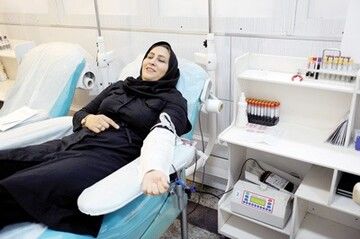 رشد اهدای خون زنان در کشور 