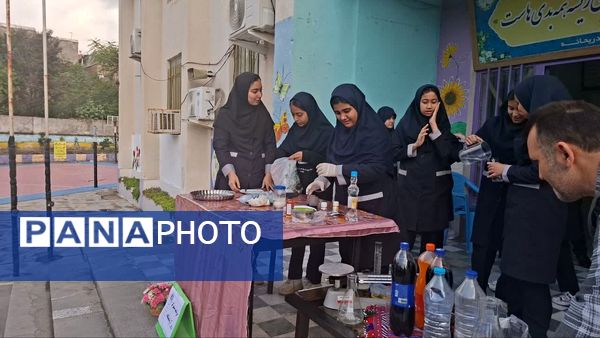 «روز آزمایشگاه» در دبیرستان شاهد ریحانه
