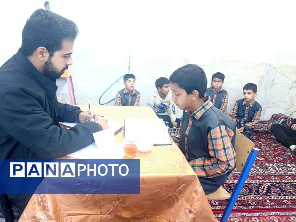 آغاز مرحله آموزشگاهی مسابقات قرآن و عترت در دبستان شهید پسندیده فدافن 