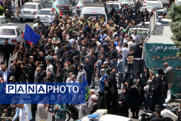 مراسم تشییع پیکر مطهر شهیدان حسن شریفی  و  محمد شاهوردی در ملارد  برگزار شد